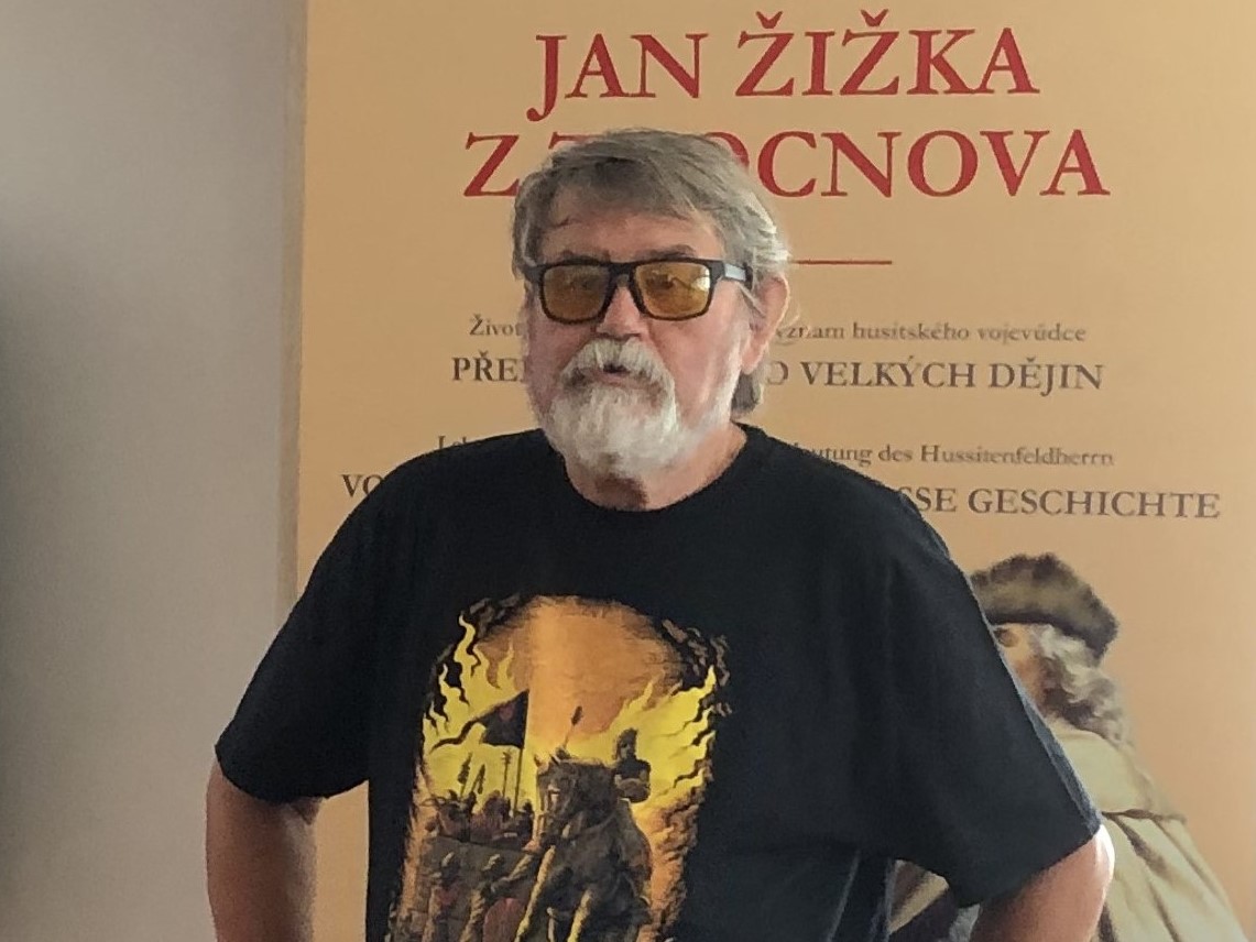 Prof. P. Čornej v Trocnově 9. 9. 2023. Foto: ÚAM CČSH