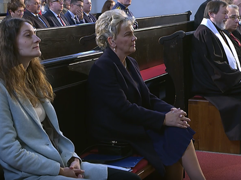 Johana Petriková, kazatelka a pracovnice Domu na půl cesty Maják a Koruna a Zuzana Filipková, ředitelka Diakonie SCEAV.