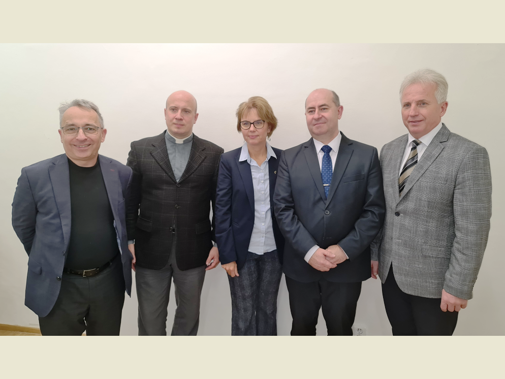 Zleva Bronislav Matulík, Petr Jan Vinš, Ivana Procházková, Marián Čop, Tomáš Tyrlík, foto: Adéla Rozbořilová.
