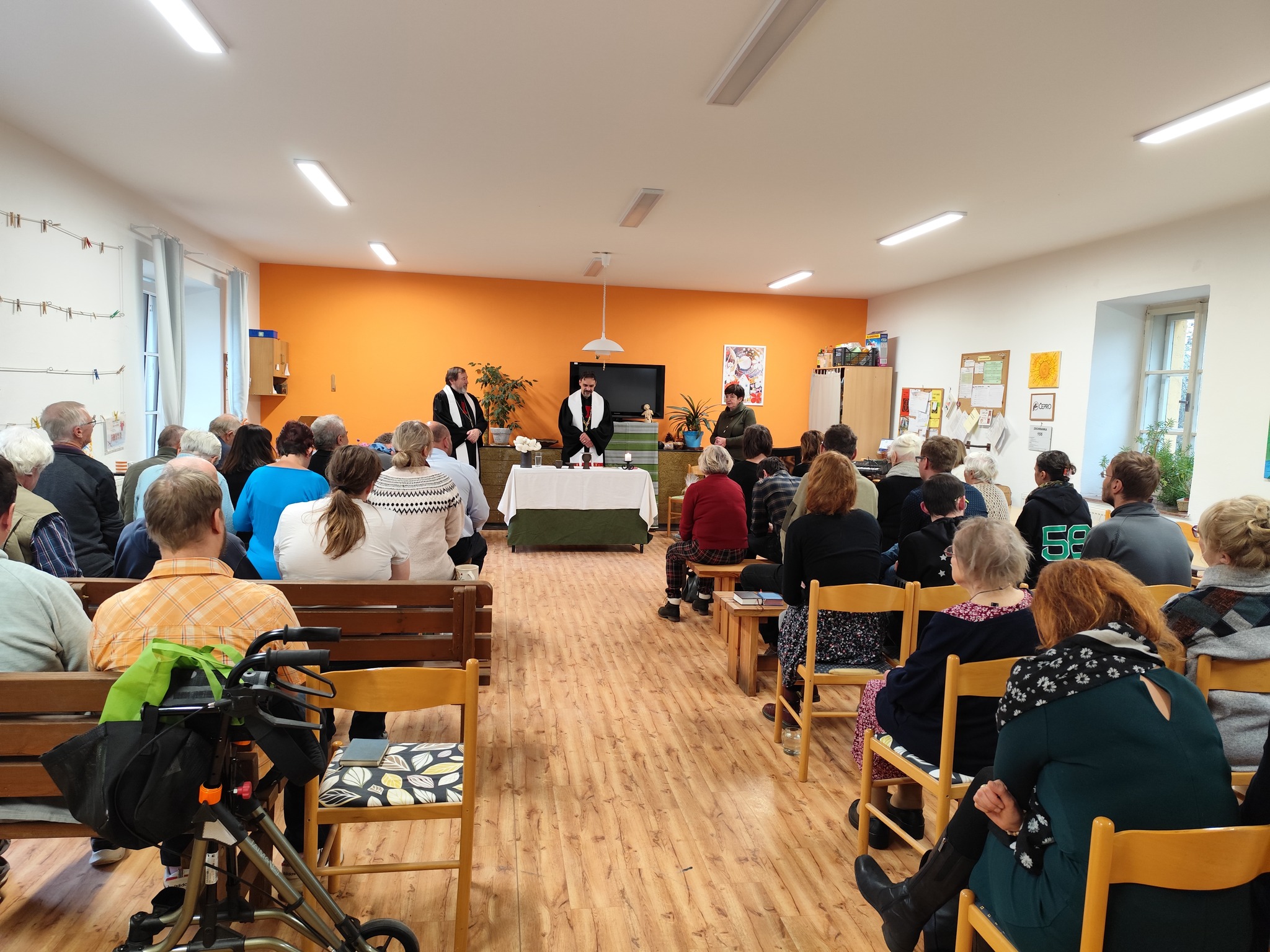 Bohoslužba k 20. výročí diakonického střediska Nazaret