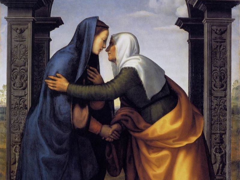 Setkání Marie a Alžběty -  Záznamy bohoslužeb a promluv z 22.12. 2024