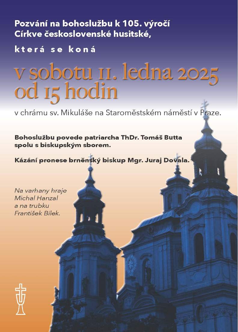 Bohoslužba k 105. výročí církve