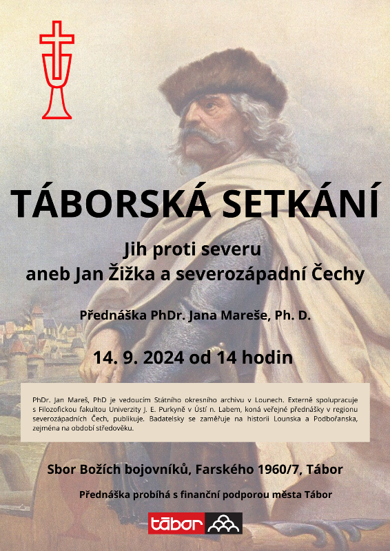 Přednáška J. Žižka a severozápadní Čechy v Táboře
