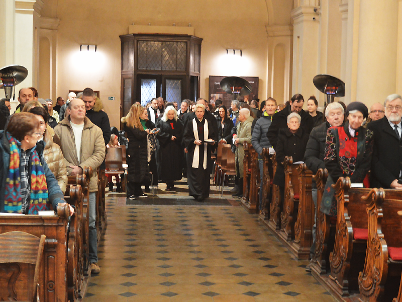 Bohoslužba k 105. výročí Církve československé husitské