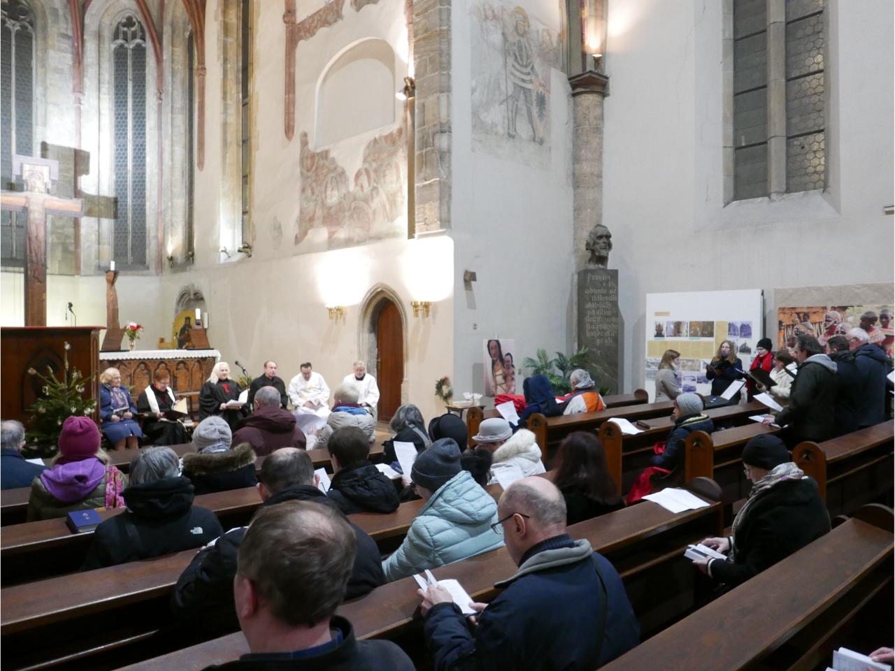 Ekumenická bohoslužba na Zderaze